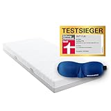 Schlaraffia myNap TFK-Matratze 90x200 cm, mit Schlafmaske: Premium-Qualität,...